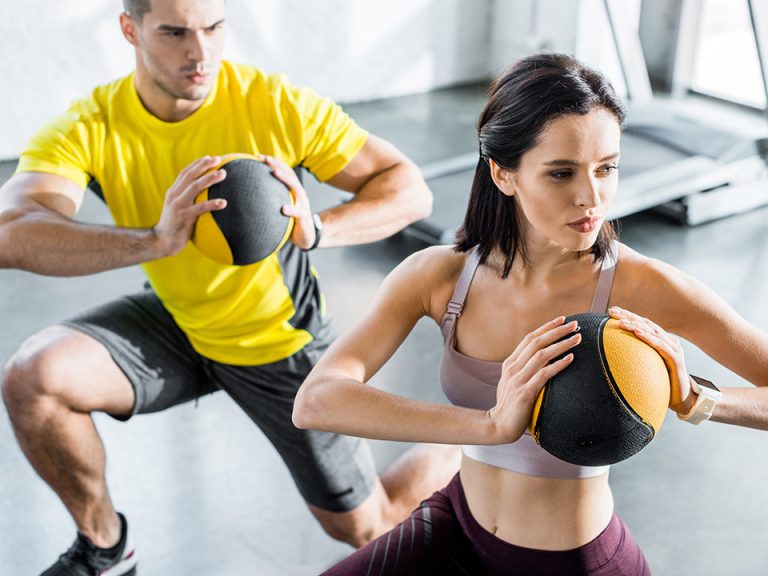 couple training fitness